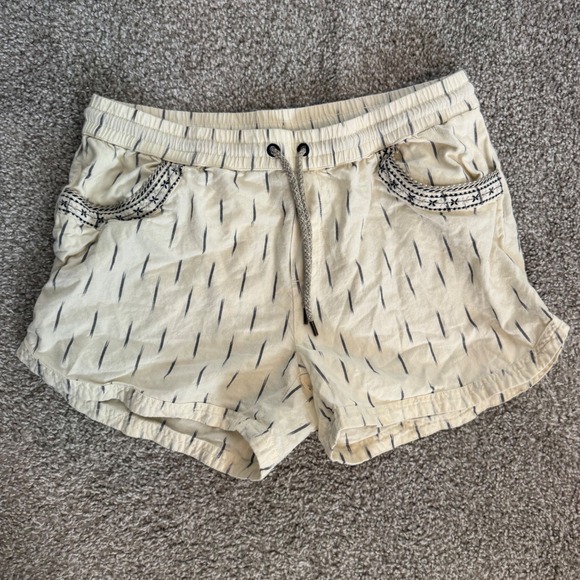 Toad&Co Pants - Boho Coastal Toad&Co Summer Shorts Small Cream Ikat